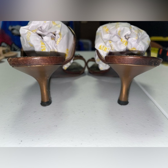 Beautiful Jeweled Vicini Vintage Heels Size 6.5 US - Picture 5 of 10